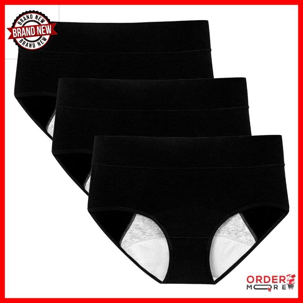 High Absorbency Period Underwear Leakproof Panties Regular Plus Size